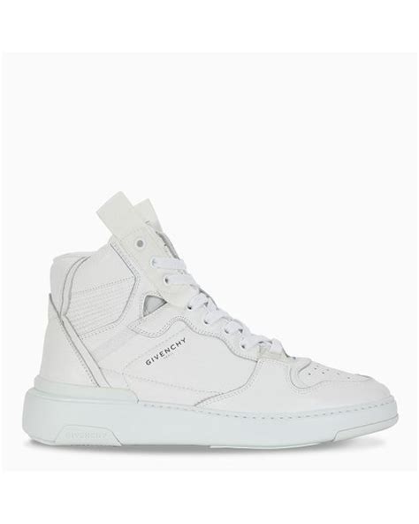 mens white givenchy sneakers|Givenchy wing high top sneakers.